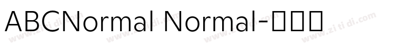 ABCNormal Normal字体转换